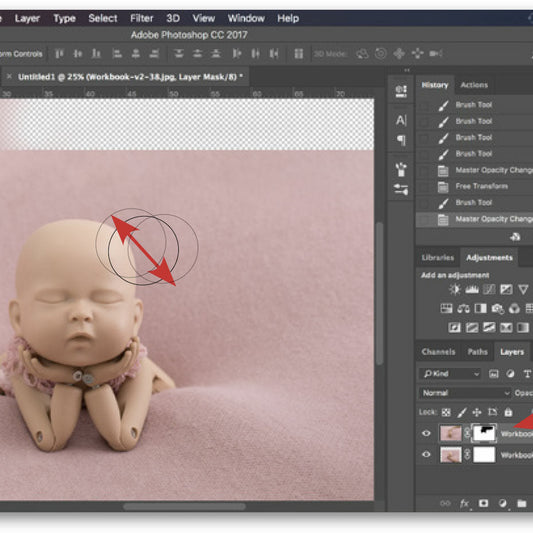 Combining 2 images in Photoshop